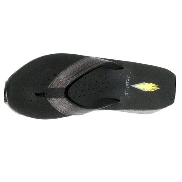 Volatile Women's Black Wedge Sandals Size 9 - Picture 7 of 14